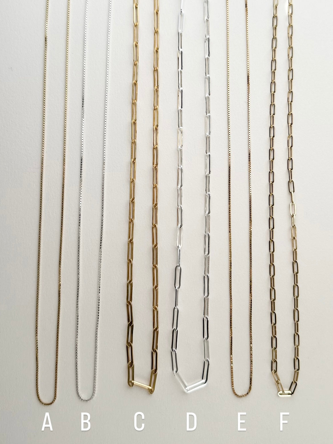 Loose chains (without pendants)